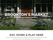 Tablet Screenshot of brooktonsmarket.com